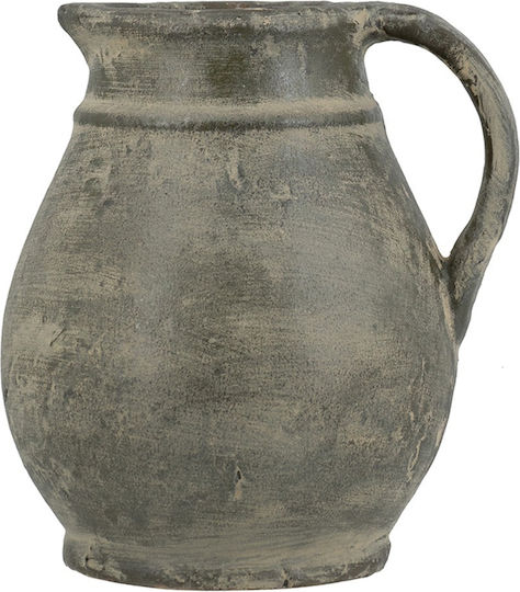 Artekko Βάζο Πήλινο Πορτοκαλί Φ25xΥ25cm