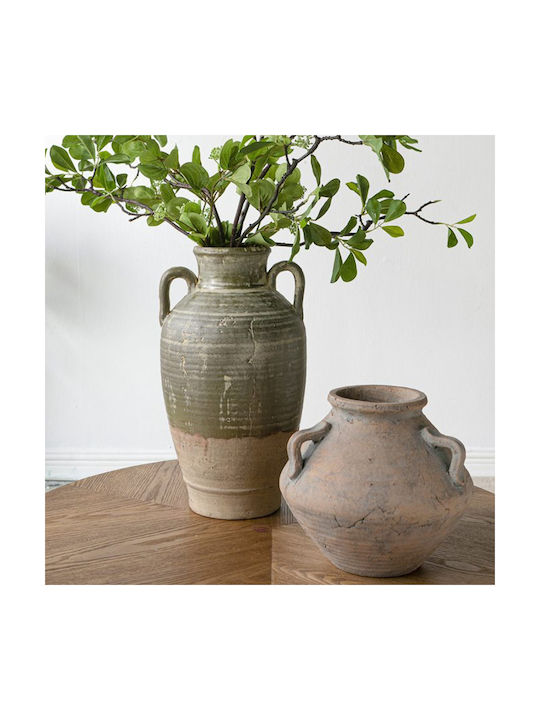 Artekko Decorative Vase Orange 25x22.5x25cm