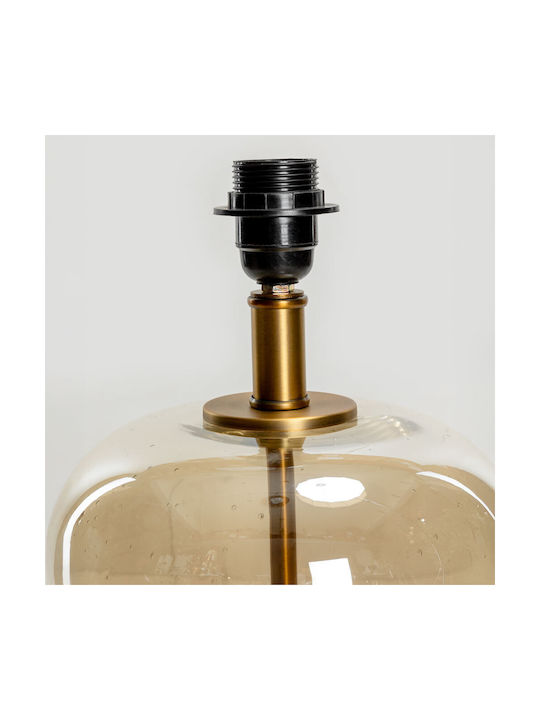 InTheBox Glass Table Lamp LED with Honey Shade and Base