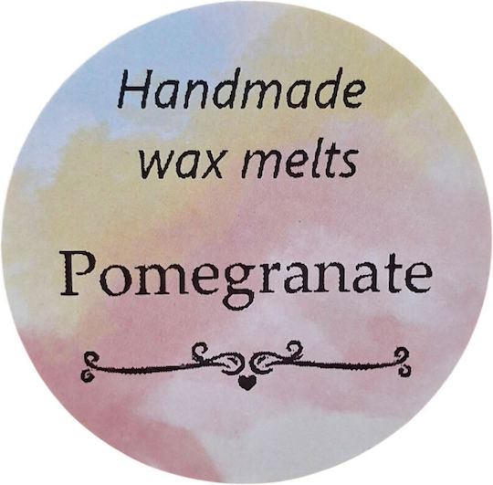 Kalliopi Silver Fragrance Wax Melt with Fragrance Pomegranate WX-7013 9pcs