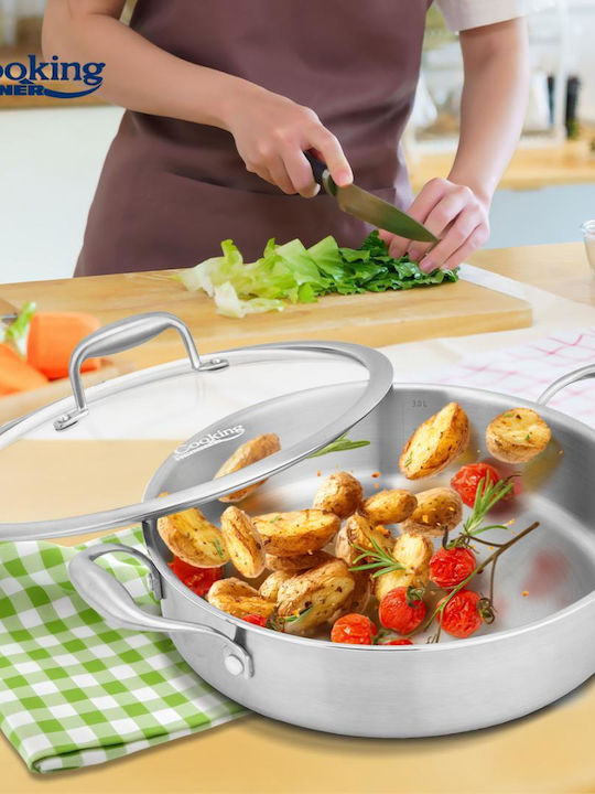 Heinner Ανοξείδωτη Ρηχή Κατσαρόλα 3.5lt / 26cm