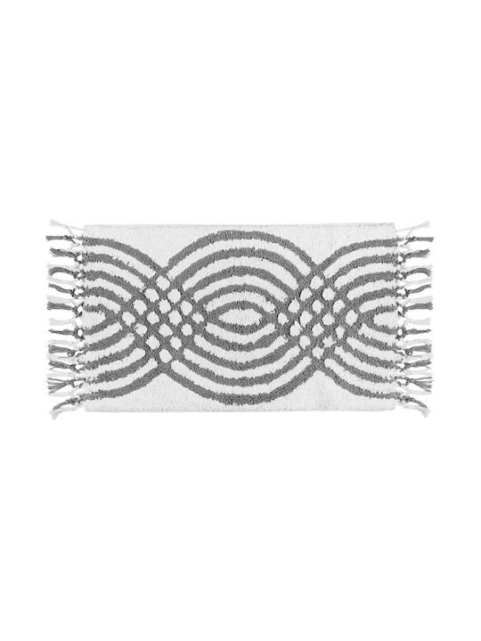 Beauty Home Bath Mat 3285-ΡΟΖ-50Χ80 Grey, Pink 50x80cm