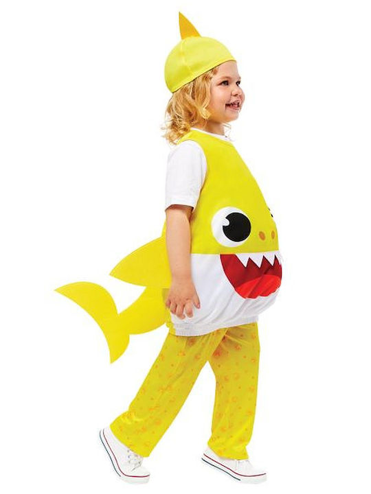 Kids Carnival Costume Baby Shark Yellow Baby