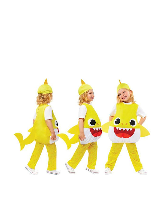 Kids Carnival Costume Baby Shark Yellow Baby