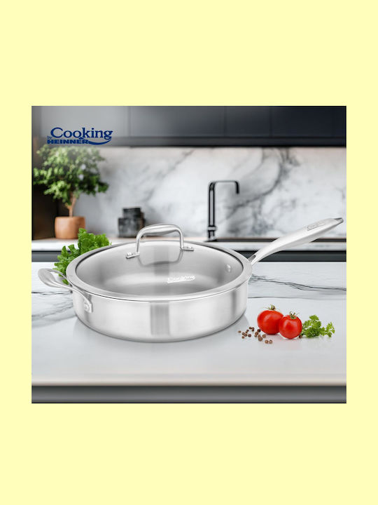 Heinner Pan Made of Stainless Steel with Lid