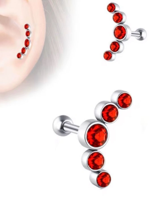 Amalfi Accessories Σκουλαρίκι Piercing 0.6mm