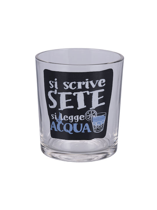 Galileo Si Legge Set of Glasses Water made of Glass 270ml 6pcs