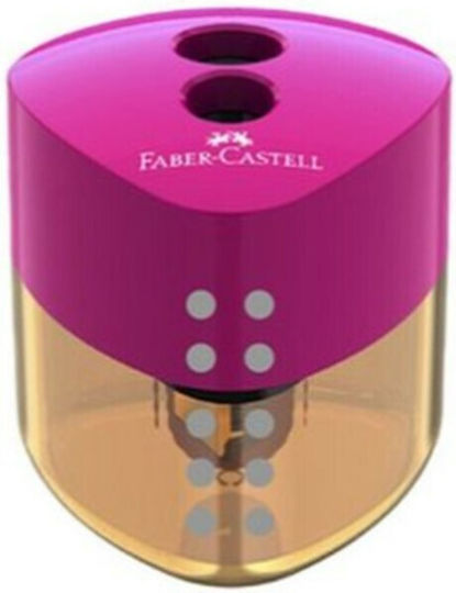 Faber-Castell Двоен Острилка Светлосин Цилиндър (Различни Цветове) 1 Брой