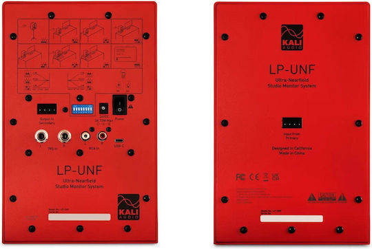 Kali Audio Lp Unf Студио Монитор Тонколони (Двойка) Червени