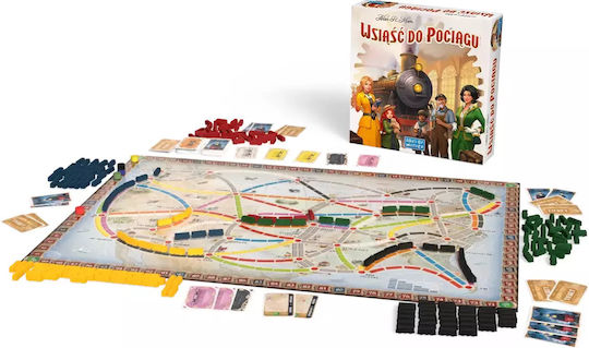 Board Game Ticket to Ride for 2-5 Players 8+ Years Old (PL) Rebel