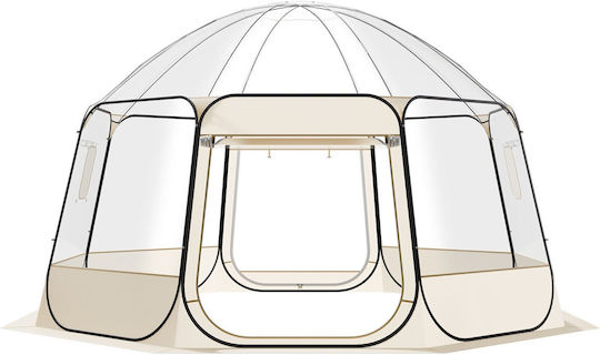 Vevor Winter Camping Tent Pop Up Transparent 458x432x230cm