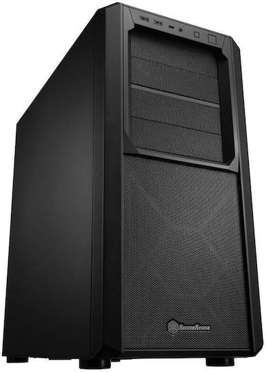 Silverstone SETA D1 Midi Tower Κουτί Υπολογιστή Μαύρο