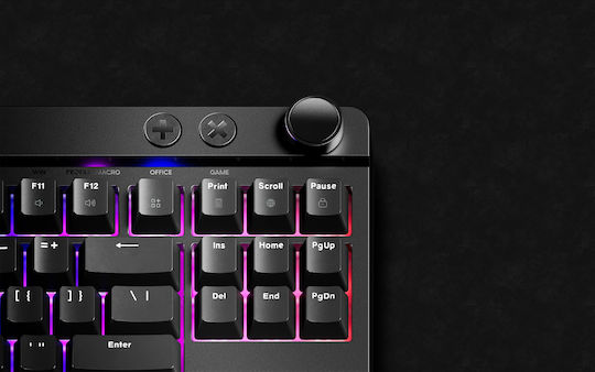 Pulsar Gaming Mechanical Keyboard Tenkeyless with Cherry MX2A Red switches and RGB lighting (English US)