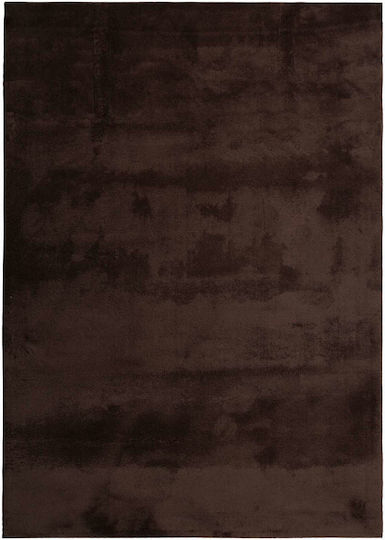 vidaXL Rutschfest Teppich Rechteckig Synthetisch,Polyester/Cotton/Leather Brown
