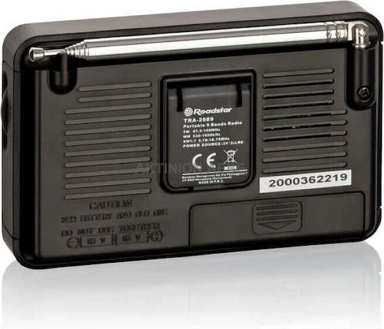 Roadstar TRA-2989 Ραδιοφωνάκι Μαύρο