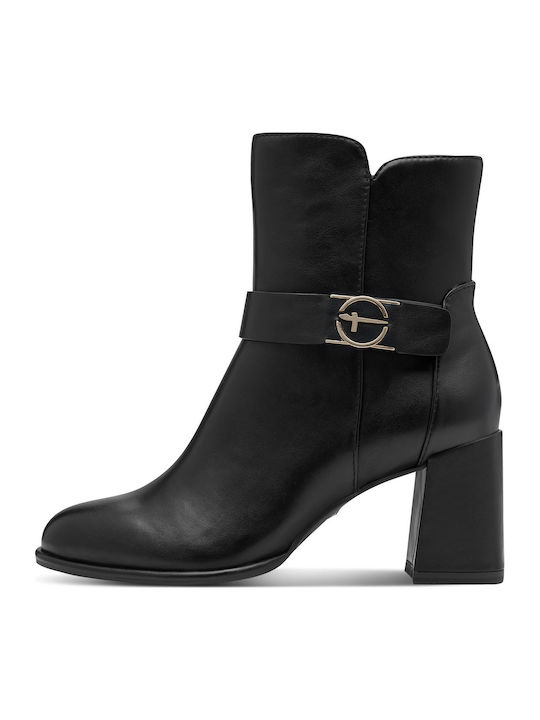 Women's Ankle Boots with Medium Heel Black
