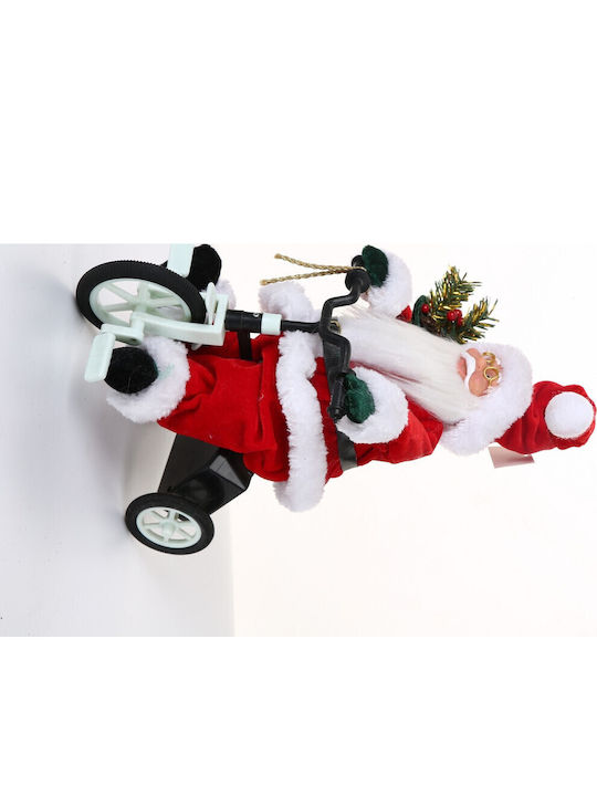 Plüsch Dekorativer Weihnachtsmann 36x16cm