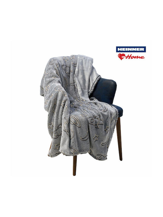 Heinner Κουβέρτα Fleece Διπλή 200x220εκ. Space
