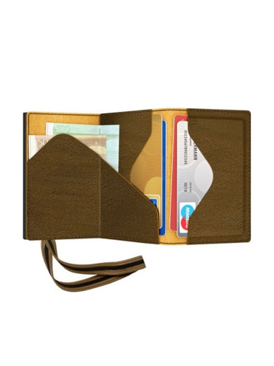 Edge Strap Ανδρικό Πορτοφόλι με RFID Χακί
