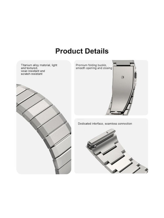 Titanium Alloy Strap Huawei Watch Gt 6 Pro Folding Titanium Buckle