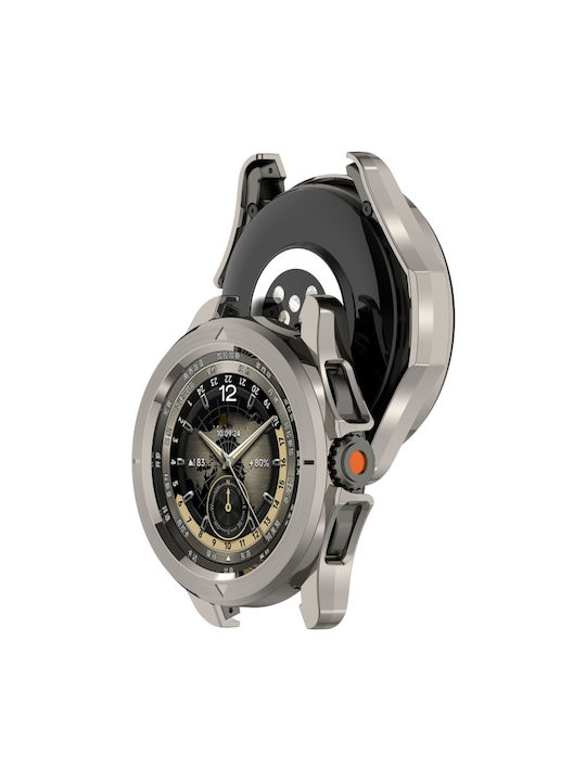 Protecție Husă Acoperire Metalizare Xiaomi Watch S4 Sport Titan-Oțel