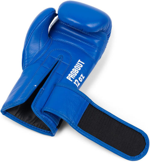 Lonsdale Boxhandschuhe Leder für Kampf Blau