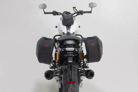 SW-Motech Pro Blaze Motorcycle Saddle Side Bag Set 40lt in Black Colour