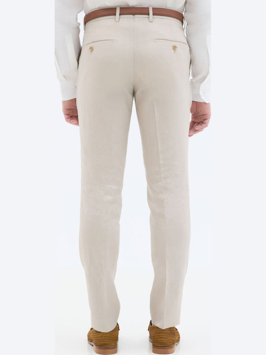 Herrenhosen Slim Passform Beige