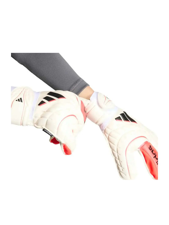 adidas Copa Match Fingersave Γάντια Τερματοφύλακα Παιδικά Λευκά