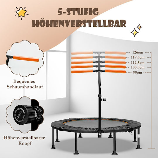 Costway Kids Trampoline Diameter 122cm with Handle