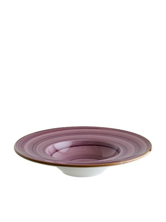 Bonna Black Berry Farfurie pentru paste din Porțelan Violet cu Diametru 28cm