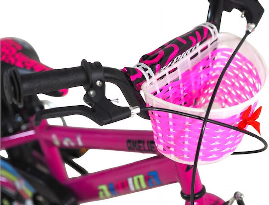 Alpina 14" Детски Велосипед BMX с Алуминиева рамка Розов