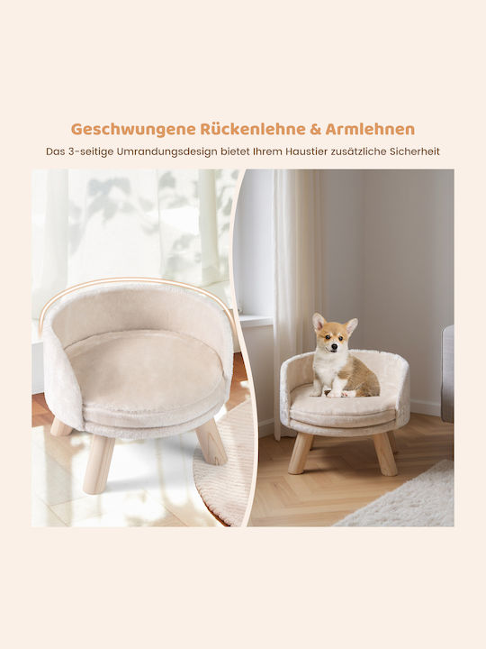 Costway Sofa Hundebett Beige 33x42cm.