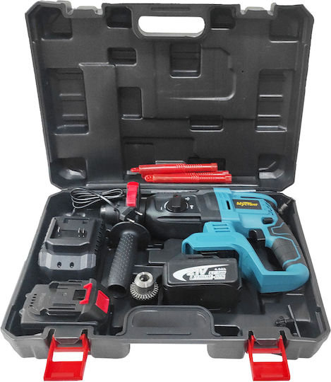 Mustang Percuție Ciocan rotopercutor Baterie Fără perii 21V cu Suport SDS Plus