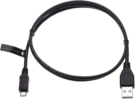 Keple Micro Usb Charging Cable High Speed Black 50 Cm