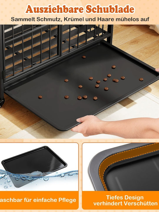 Costway Häuser für Hunde Braun