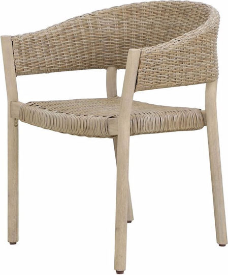 Scaun de exterior Lemn Sumatra Physics 4buc 64x57x78cm