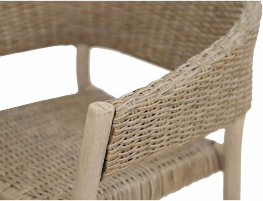Scaun de exterior Lemn Sumatra Physics 4buc 64x57x78cm