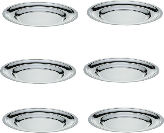 Raki Πιάτο Ρηχό Inox Γκρι Raki Πιάτο Ρηχό Inox Γκρι