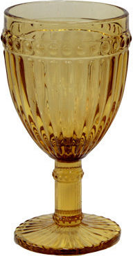 Raki Old School Set Pahare Pentru Vin Alb și Vin Roșu Din Sticlă Galbene 300ml MN0193954 6 Bucăți