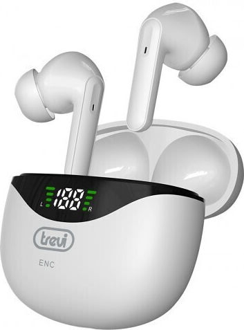 Trevi Hmp-12e40 In-ear Bluetooth Handsfree Ακουστικά με Θήκη Φόρτισης Μπεζ