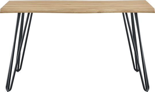 Τραπεζαρίας Sonoma/μαύρο 120x60x77.5εκ. Τραπεζαρίας Sonoma/μαύρο 120x60x77.5εκ.