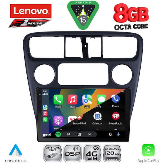 Lenovo Car Audio System for Honda Accord 1998-2004 (Bluetooth/USB/WiFi/GPS/Apple-Carplay/Android-Auto) with Touch Screen 9"