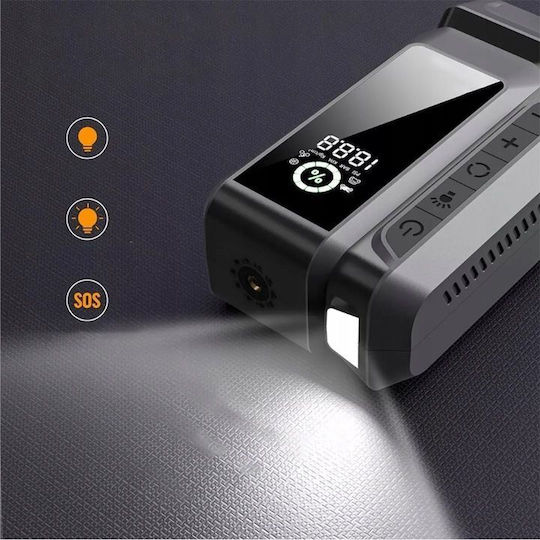 Raistar W11905-08 Portable Car Battery Jump Starter 1200A with Pump / Φακό 12V