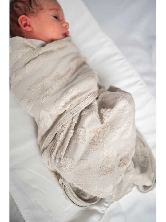 Babybliss Υπνόσακος Κουβέρτα Φασκιώματος Blisssnug Σιέλ Γκρι Σετ 2τμχ