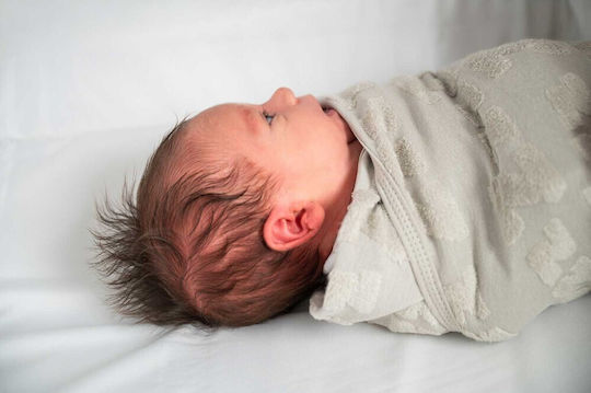 Babybliss Sleeping Bag Swaddle Blanket Blisssnug Sky Grey Set of 2