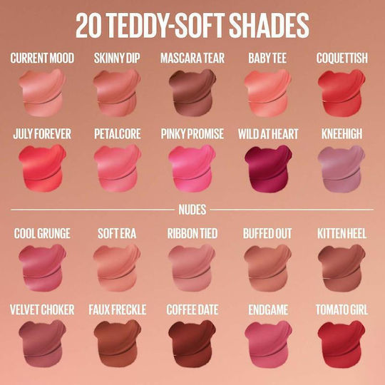 Maybelline Super Stay Teddy Tint Κραγιόν Matte 115 Coffee Date 5ml