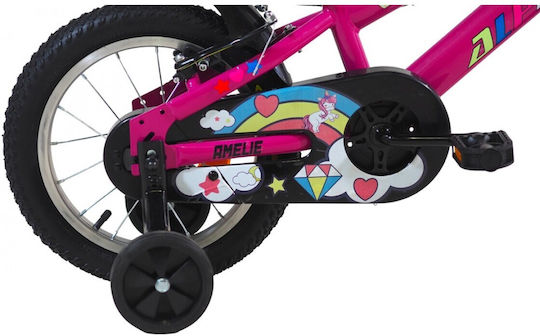 Alpina Amelie 14" Детски Велосипед BMX Лилав