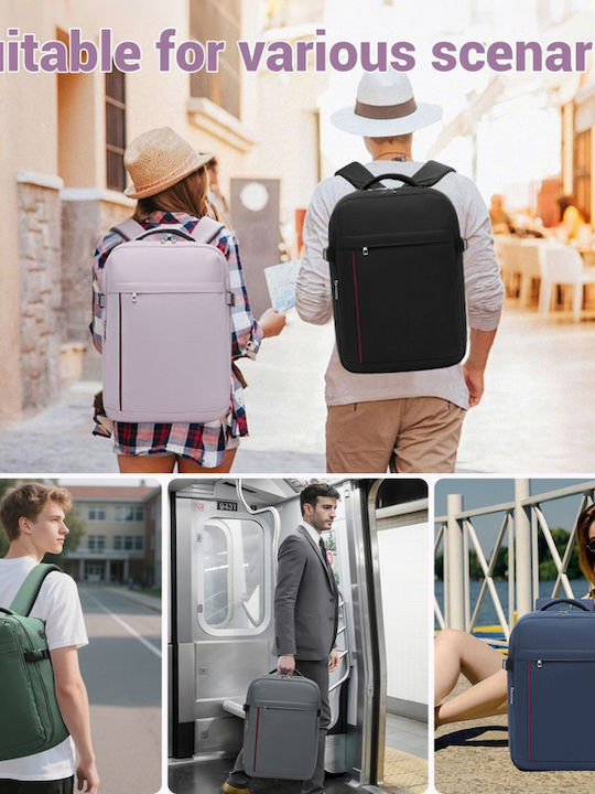 Miss Lulu Tasche Rucksack für Laptop 15.6" in Lila Farbe BPK2524-PE