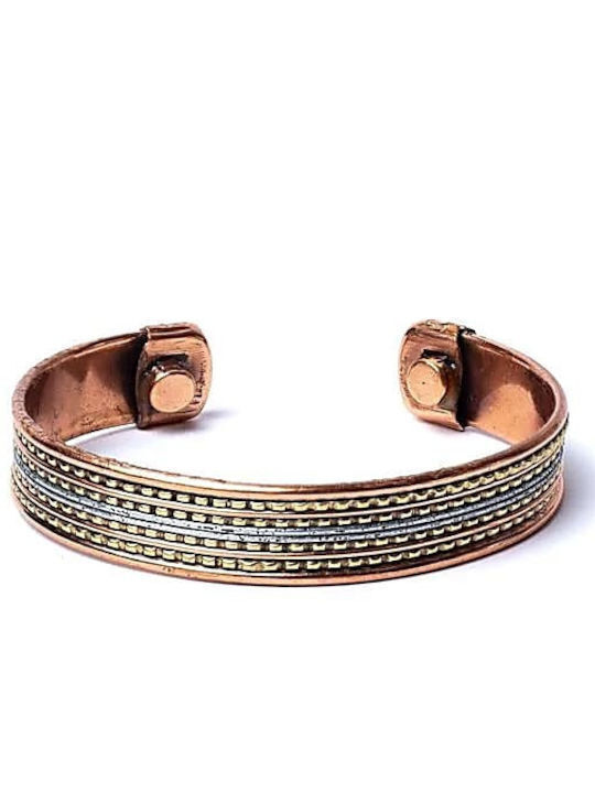 Copper Bracelet Engraved Magnetic Designs